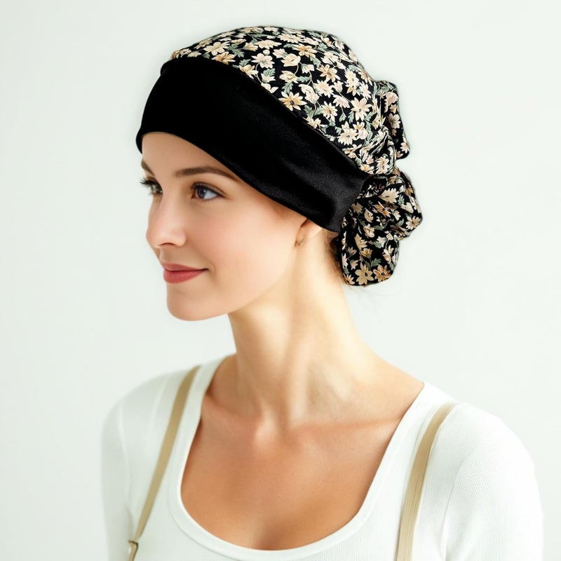 Belleshow Chemo Headwear Turbans for Women, Cancer Head Scarf, Headwear Coverings Caps, Head Wraps for Cancer Patients - Image 4